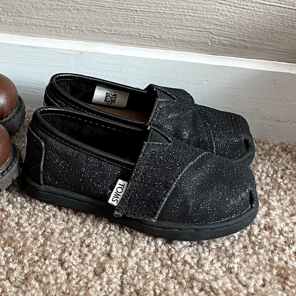 Toddler Girl Glitter TOMS